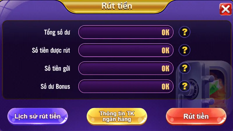 Rút tiền tại cổng game an toàn tuyệt đối